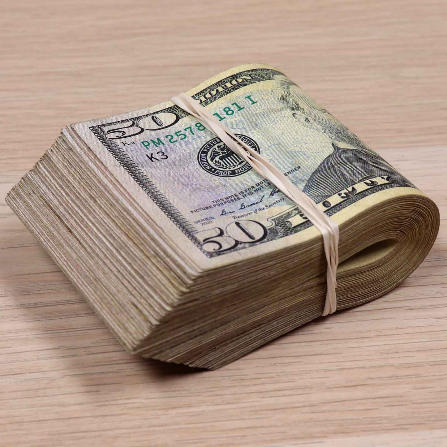 $10,000 RealAged® Full Print New Series Stack & Band Pack