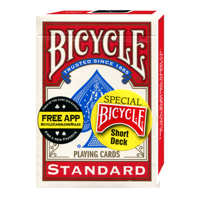 Bicycle Short Deck (Red) by US Playing Card Co. - Trick