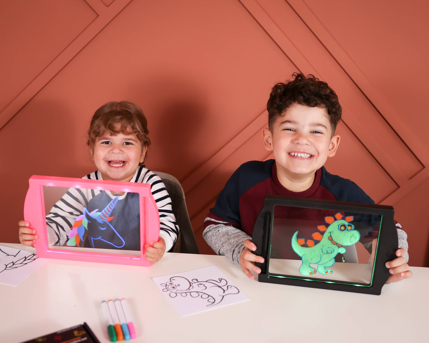 Glow Art Magic Drawing Board by Marvin’s Magic - Pink