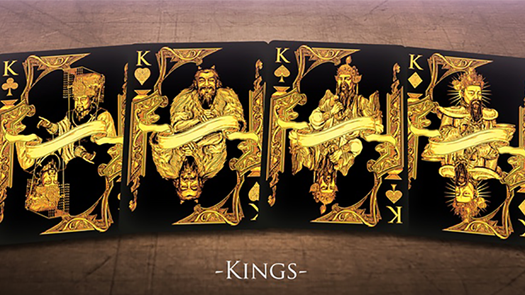 Middle Kingdom (Gold) Playing Cards Printed by US Playing Card Co