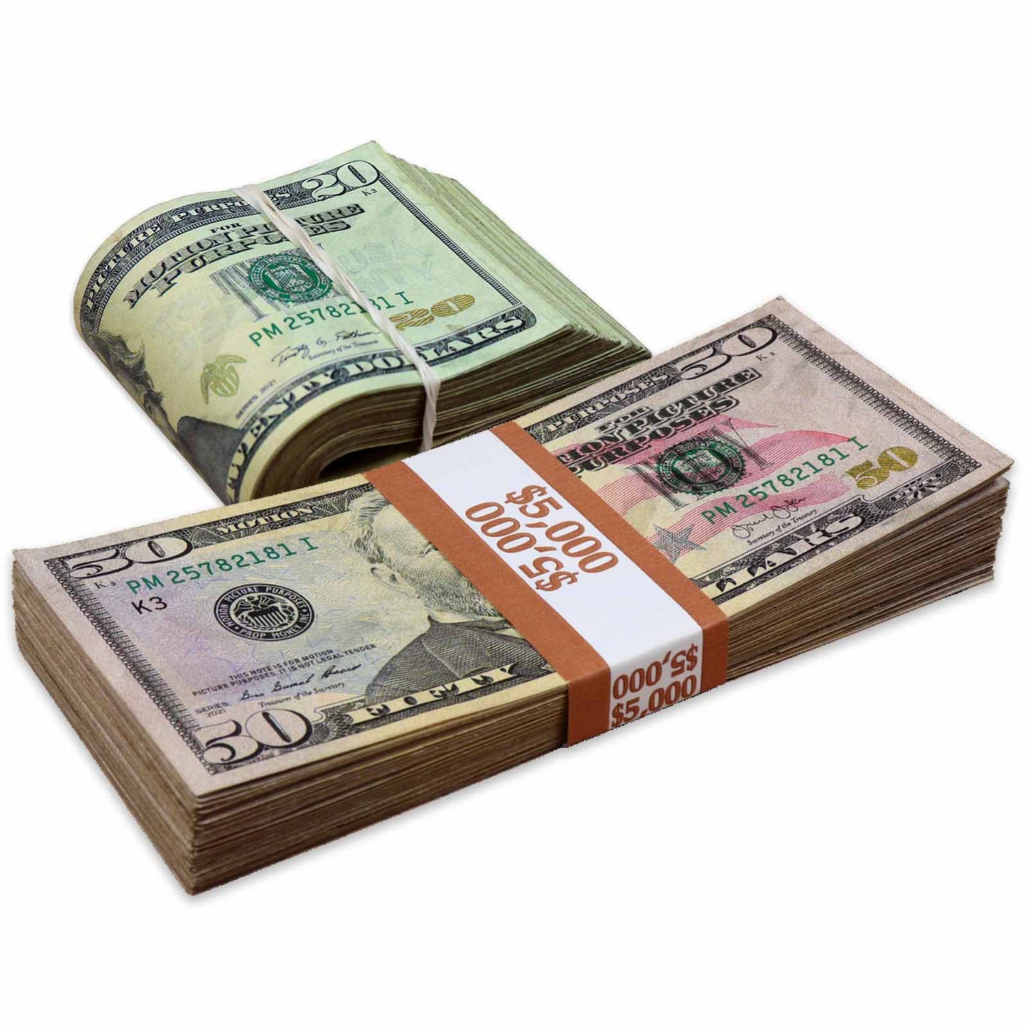 $7,000 RealAged® Full Print New Series Stack & Band Pack