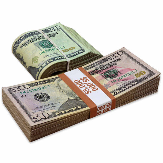 $7,000 RealAged® Full Print New Series Stack & Band Pack