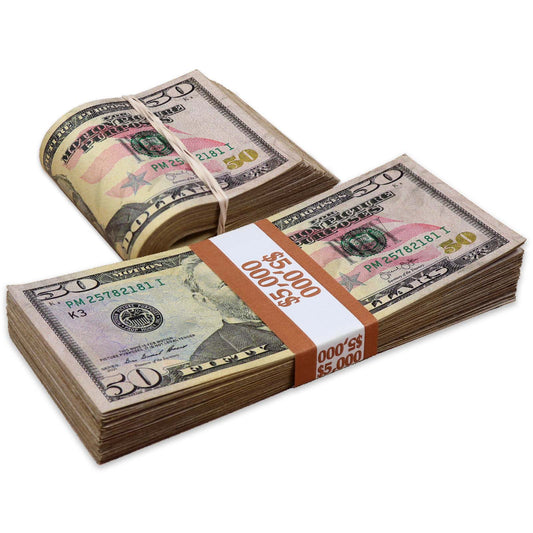 $10,000 RealAged® Full Print New Series Stack & Band Pack