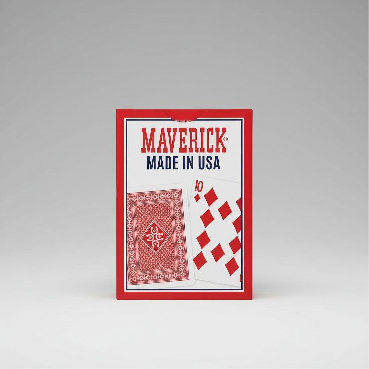 Maverick Playing Cards – Standard Index – Made in USA – Red or Blue Deck