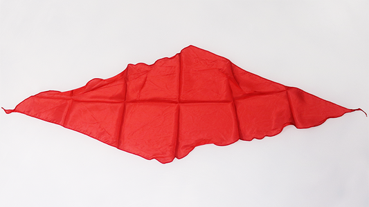 Diamond Cut Silk 12 inch (RED) Magic by Gosh