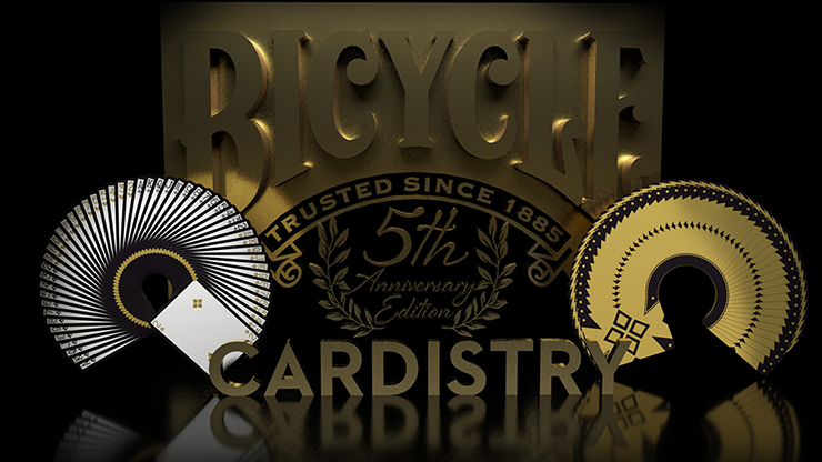 5th anniversary Bicycle Cardistry (Standard) Playing Cards by Handlordz