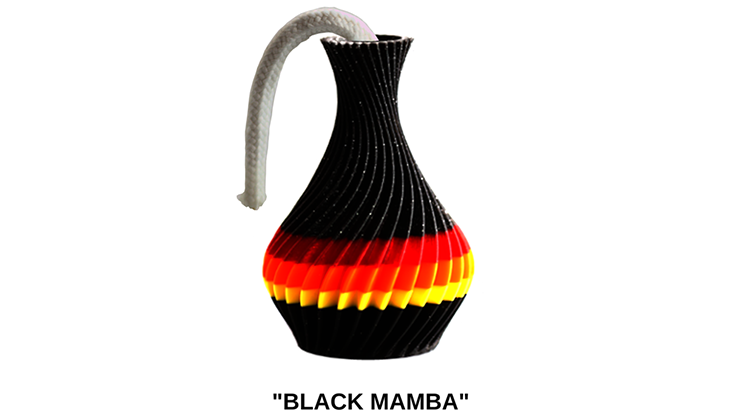 The American Prayer Vase Genie Bottle BLACK MAMBA by Big Guy's Magic- Trick