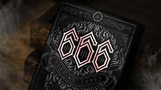 666 V4 (Rose Gold) Playing Cards by Riffle Shuffle