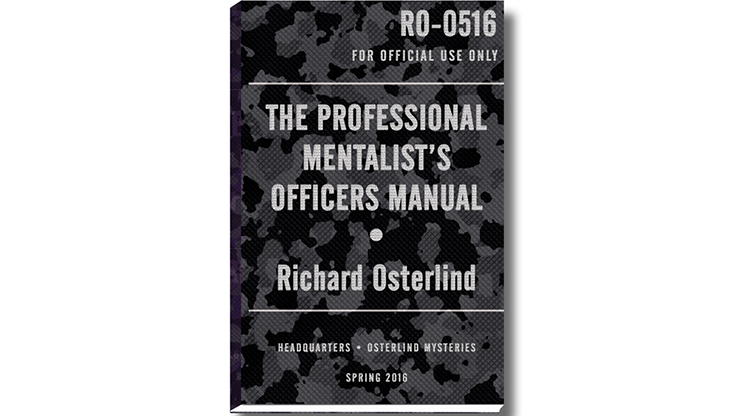 The Professional Mentalist's Officers Manual  by Richard Osterlind - Book