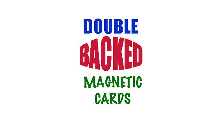 Magnetic Card- Bicycle Cards (2 Per Package) Double Back Blue by Chazpro - Trick