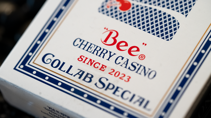 Limited Bee X Cherry (Blue) Playing Cards