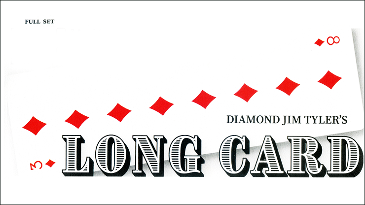 Long Card (Set) by Diamond Jim Tyler