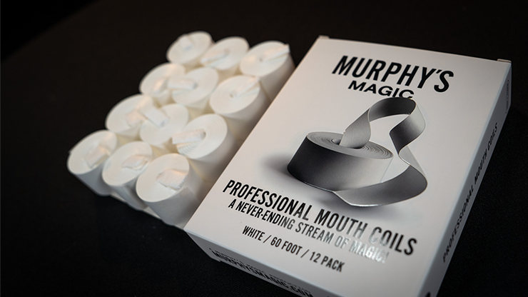Professional Mouth Coils 60ft white (12pk) by Murphy's Magic-Alternate Worlds Magic