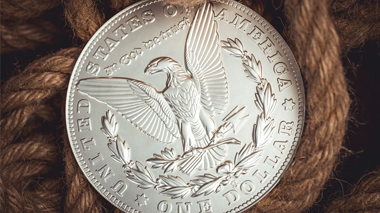 Bacon Jumbo Coin (Morgan) by Bacon Magic-Alternate Worlds Magic