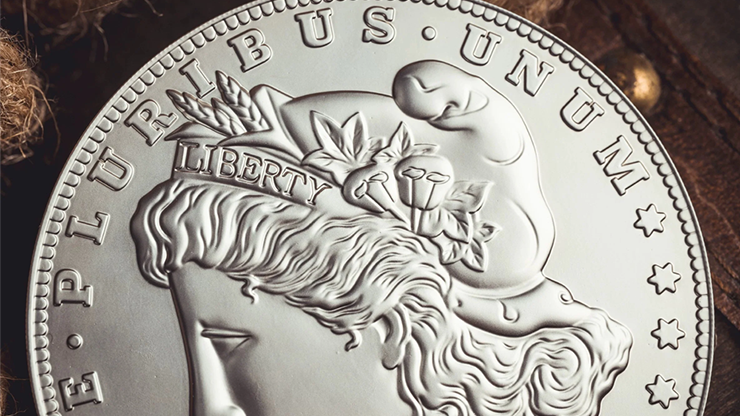 Bacon Jumbo Coin (Morgan) by Bacon Magic-Alternate Worlds Magic