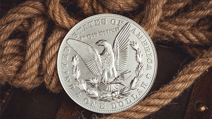 Bacon Jumbo Coin (Morgan) by Bacon Magic-Alternate Worlds Magic