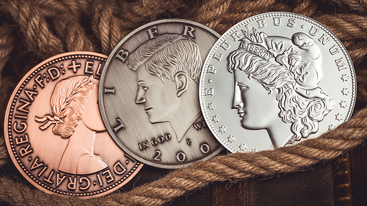 Bacon Jumbo Coin (Morgan) by Bacon Magic-Alternate Worlds Magic