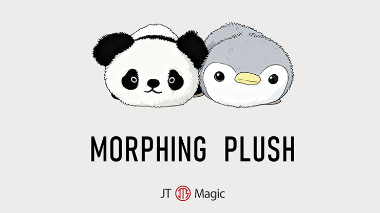 Morphing Plush (Panda to Penguin Grey) by Jackie Zhao and JT Magic-Alternate Worlds Magic