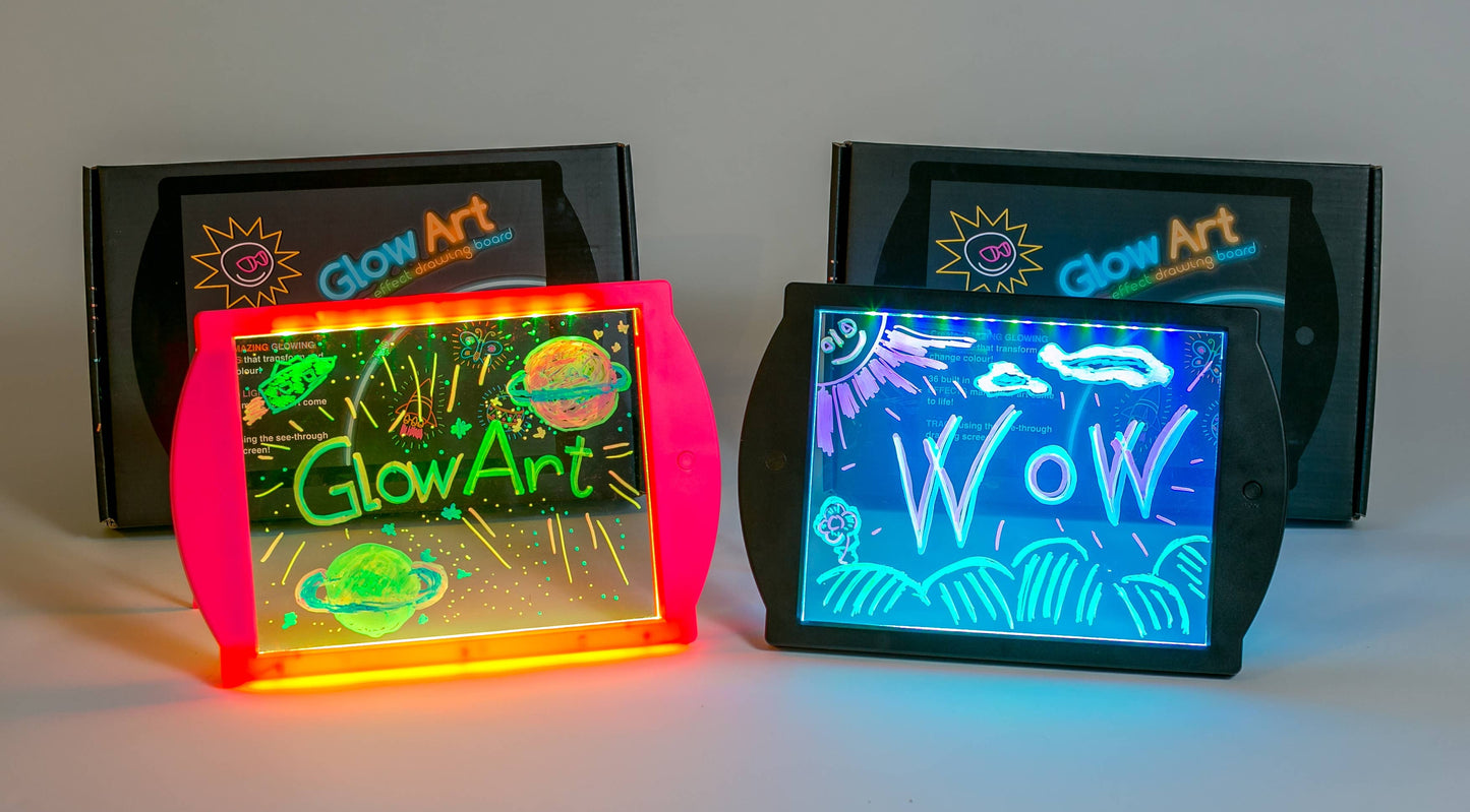 Glow Art Magic Drawing Board by Marvin’s Magic - Pink