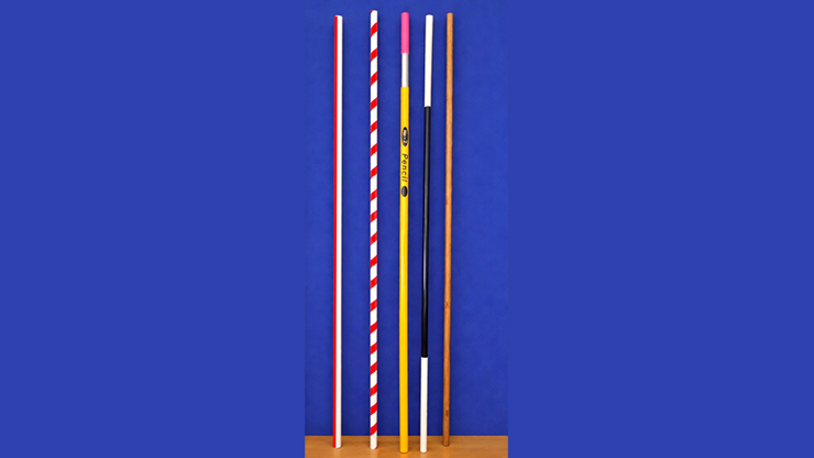 8 Foot Appearing Multi-Color Pole by Big Guy's Magic - Coloring Book Kicker Finale