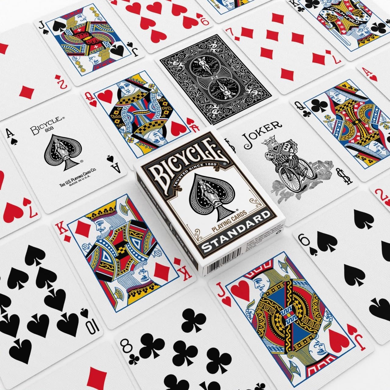 Bicycle Black Rider Back Playing Cards