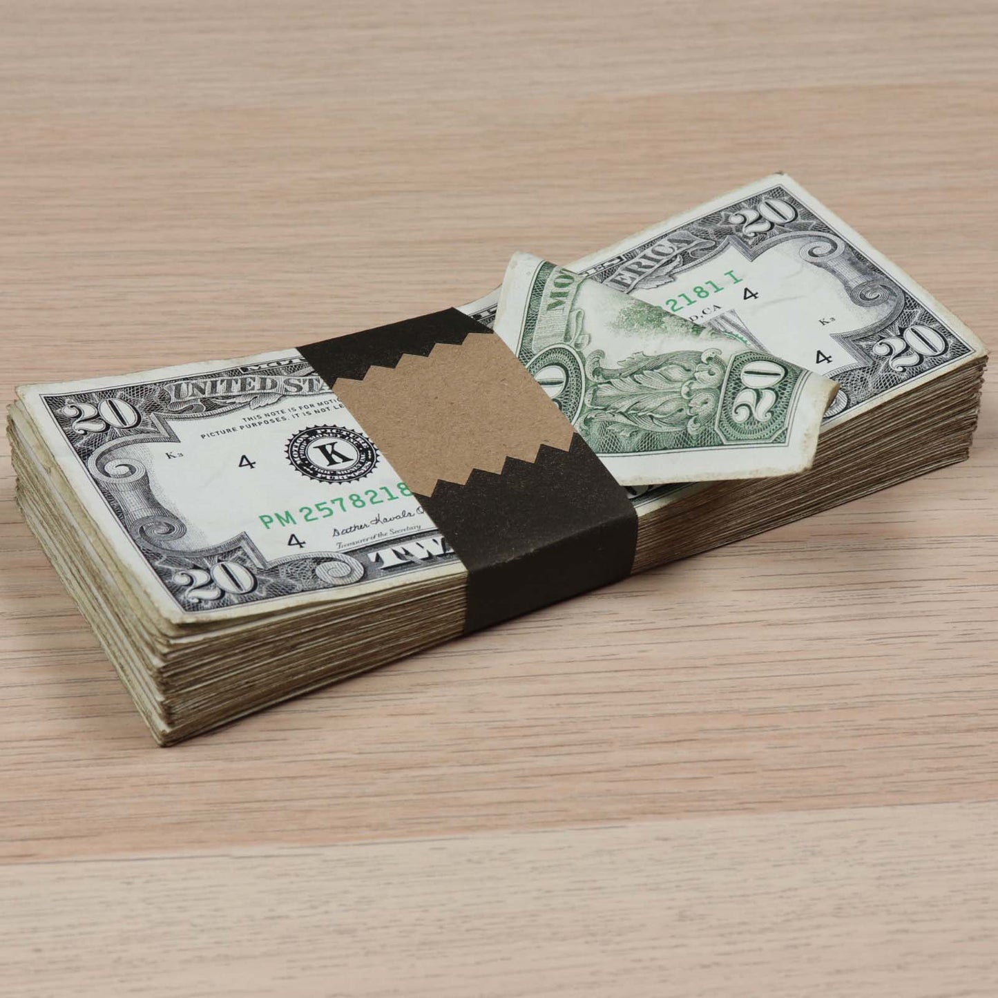$2,000 RealAged® Full Print 1990 Series Stack