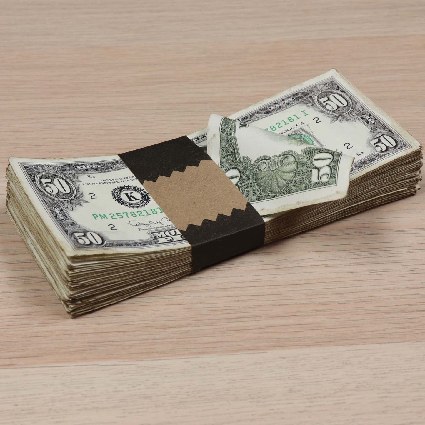 $5,000 RealAged® Full Print 1990 Series Stack