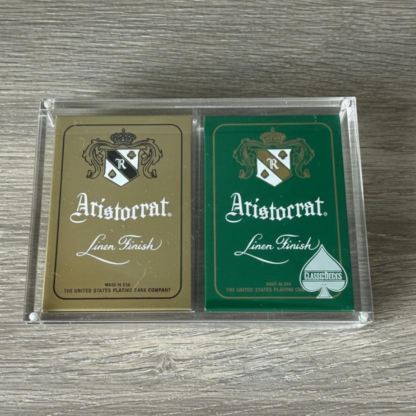 Aristocrat 727 Gold 110th Anniversary Playing Cards