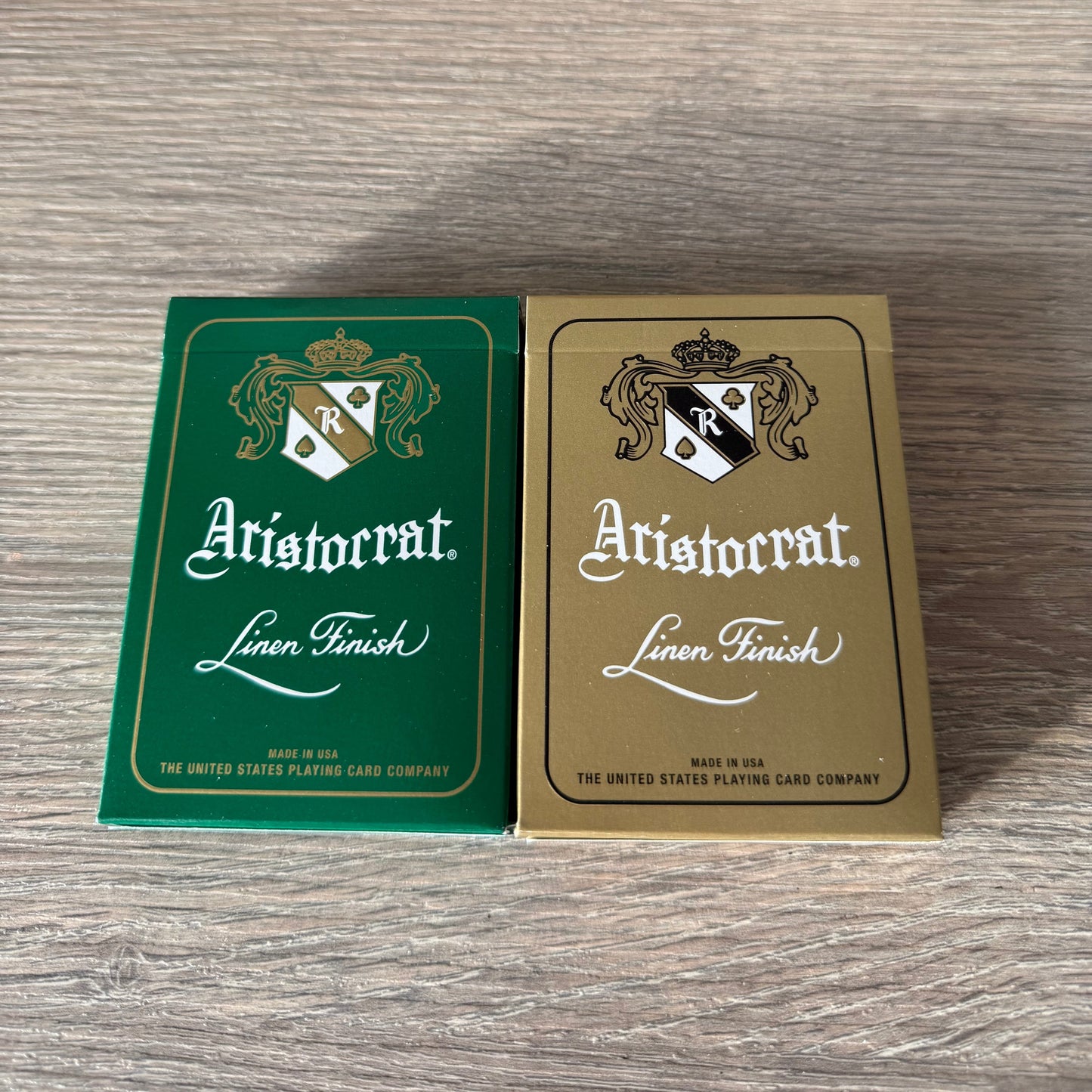 Aristocrat 727 Gold 110th Anniversary Playing Cards