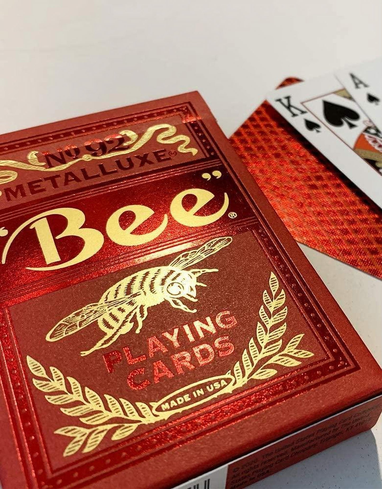 Bee Metalluxe Playing Cards