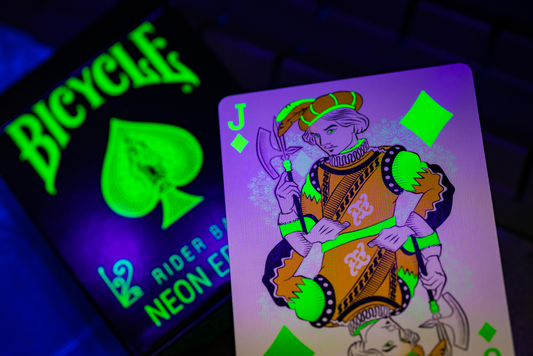Bicycle Neon Rider Back Green-Glo Deck Playing Cards