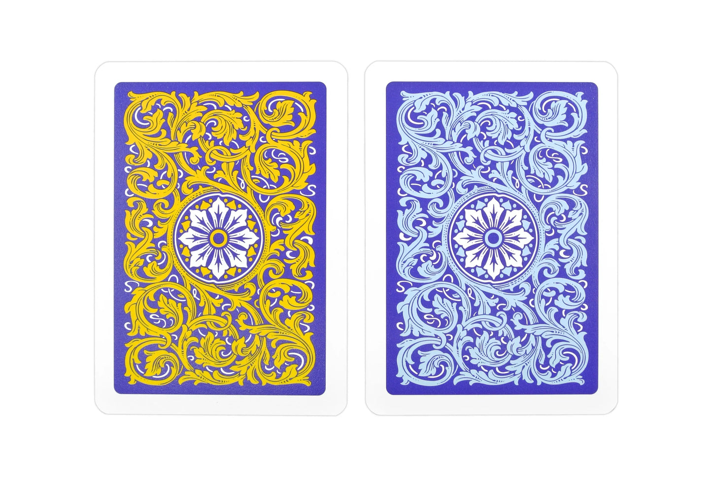 Copag Neoteric 100% Plastic Playing Cards – Poker Size Jumbo Index (Blue & Yellow Double Deck)