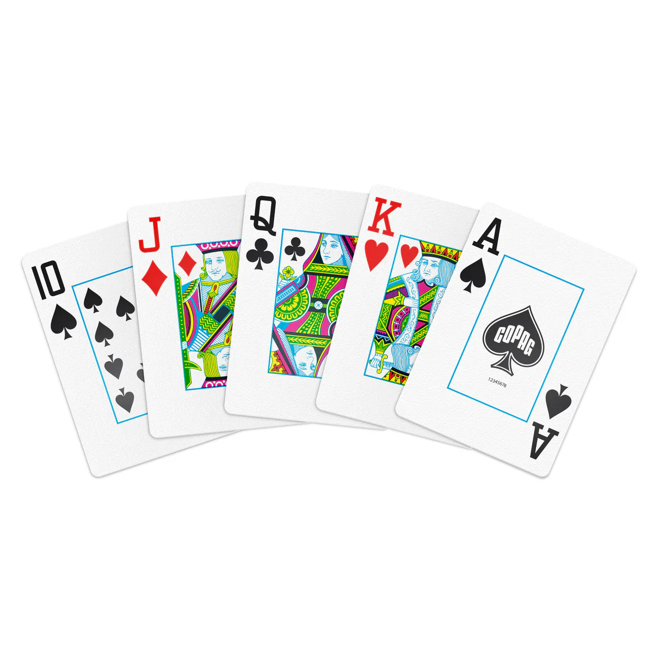 Copag Elite 100% Plastic Playing Cards – Poker Size Jumbo Index (Mixed Colors, Single Decks)