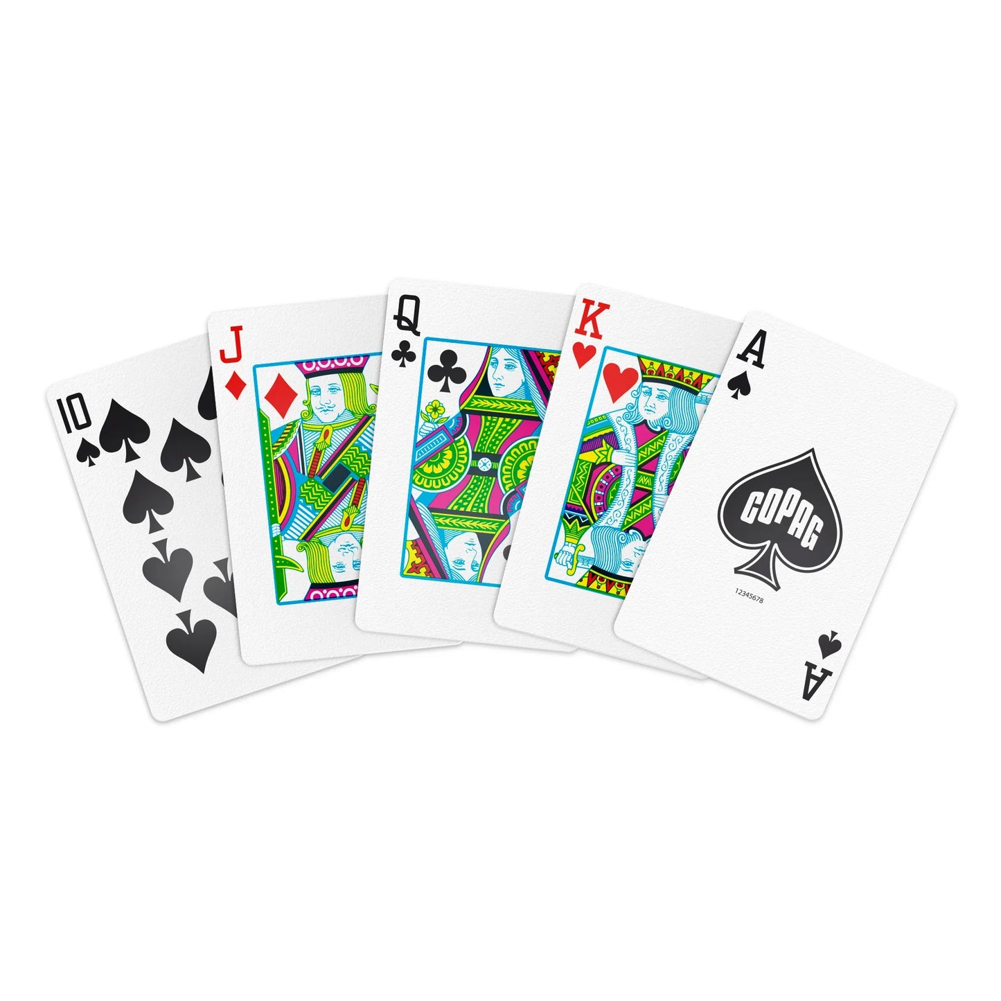 Copag 1546 100% Plastic Playing Cards – Bridge Size Regular Index (Black & Red Double Deck)