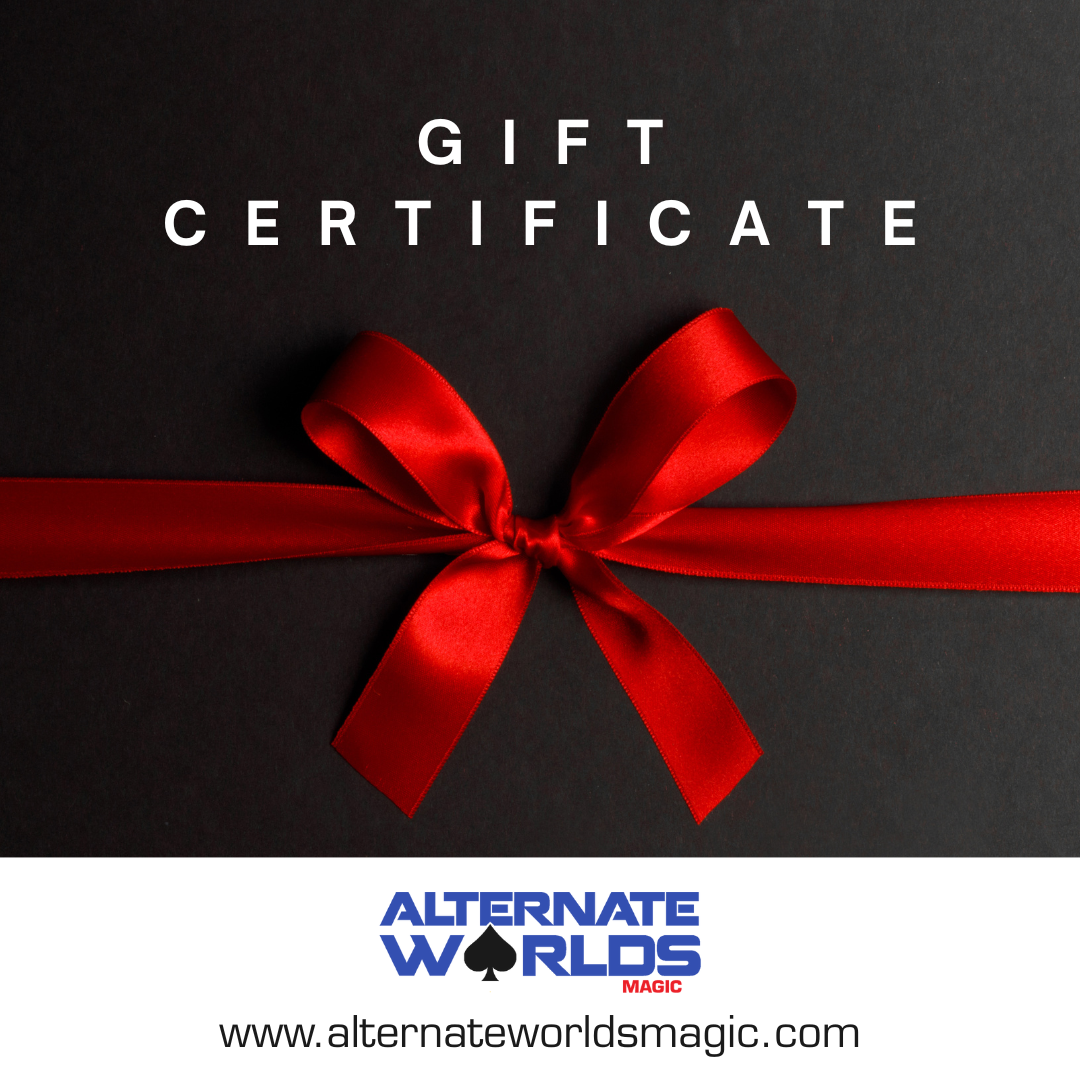 The Alternate Worlds Magic Gift Card: The Perfect Gift for Magicians