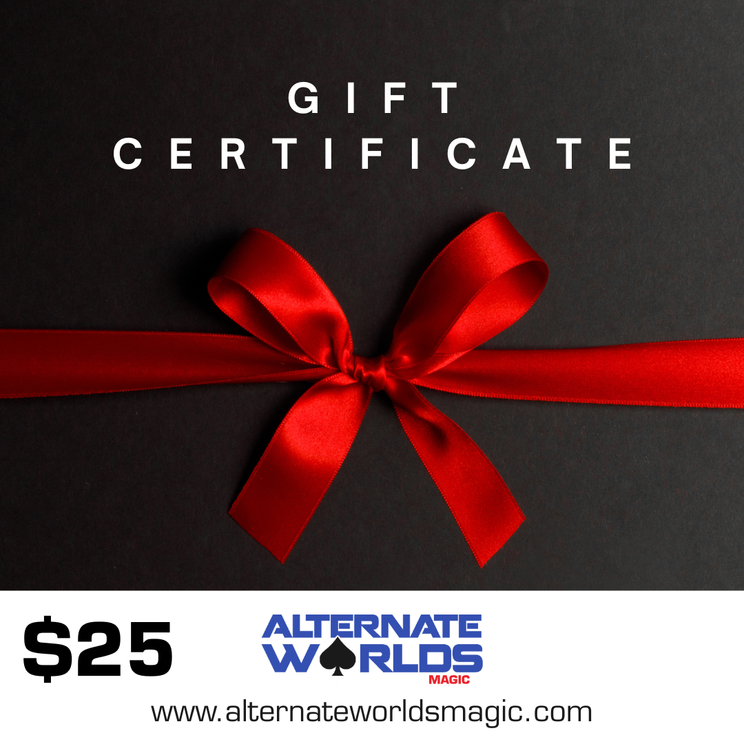 The Alternate Worlds Magic Gift Card: The Perfect Gift for Magicians
