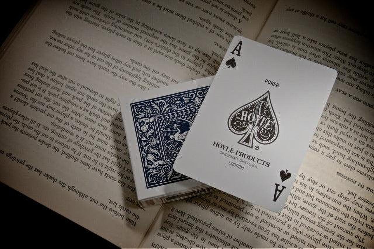 Hoyle® Playing Cards – Shell Back Design - Red & Blue Poker Cards
