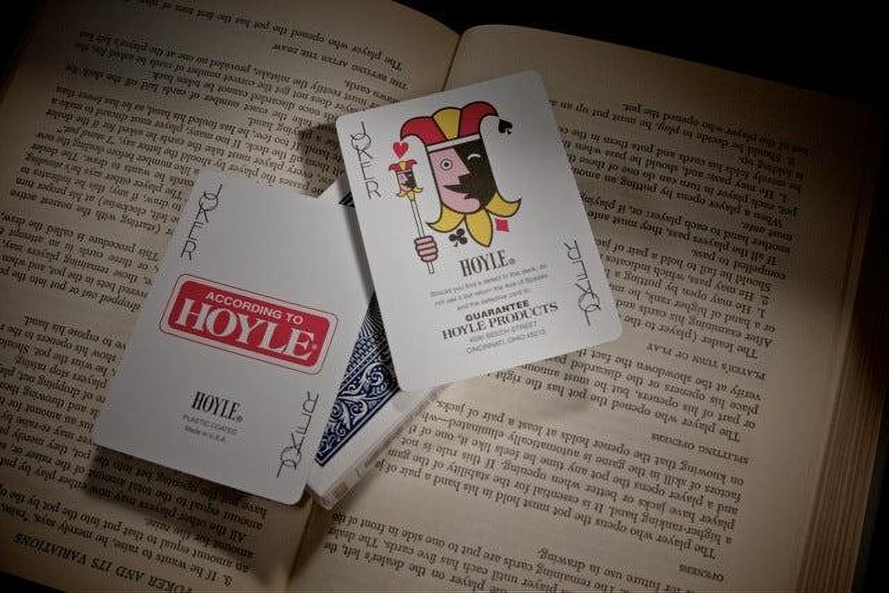 Hoyle® Playing Cards – Shell Back Design - Red & Blue Poker Cards