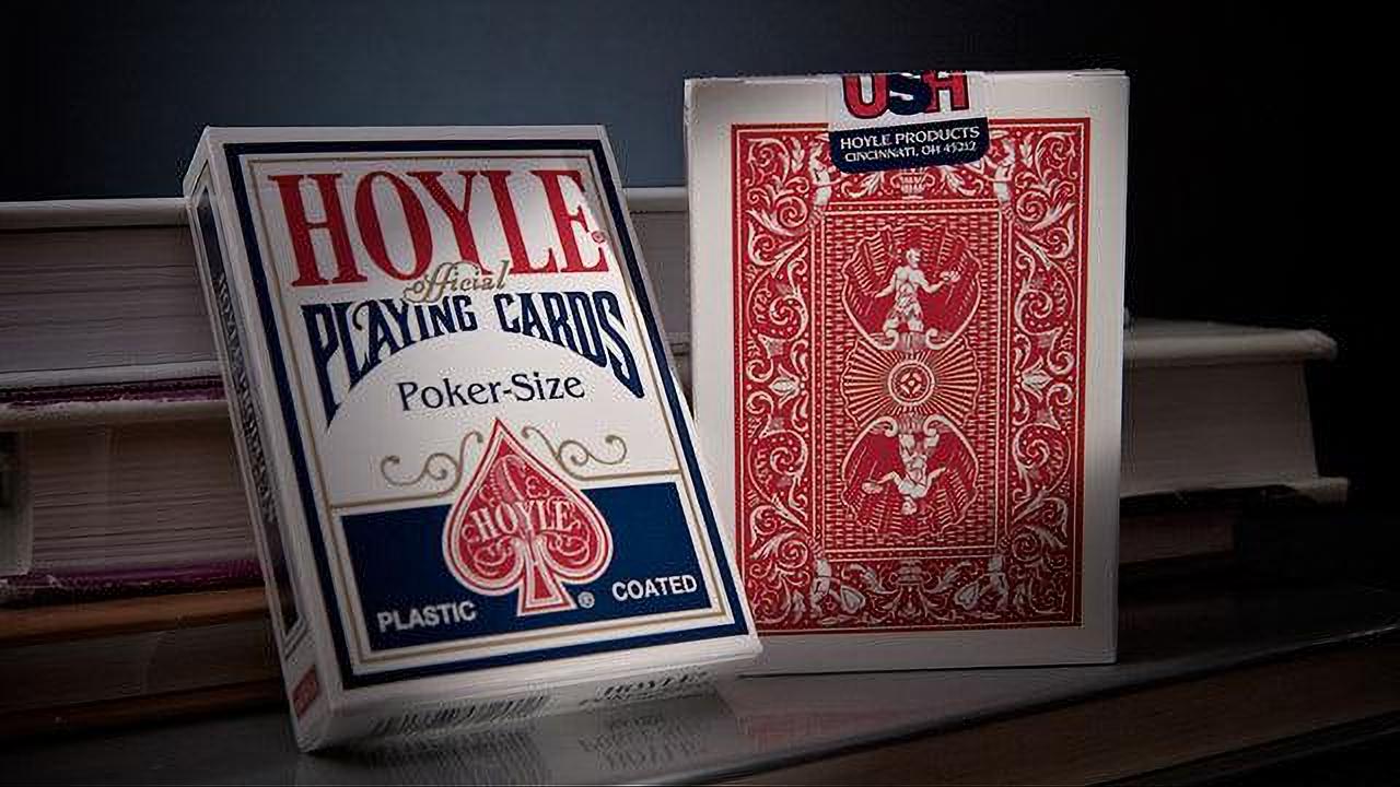 Hoyle® Playing Cards – Shell Back Design - Red & Blue Poker Cards