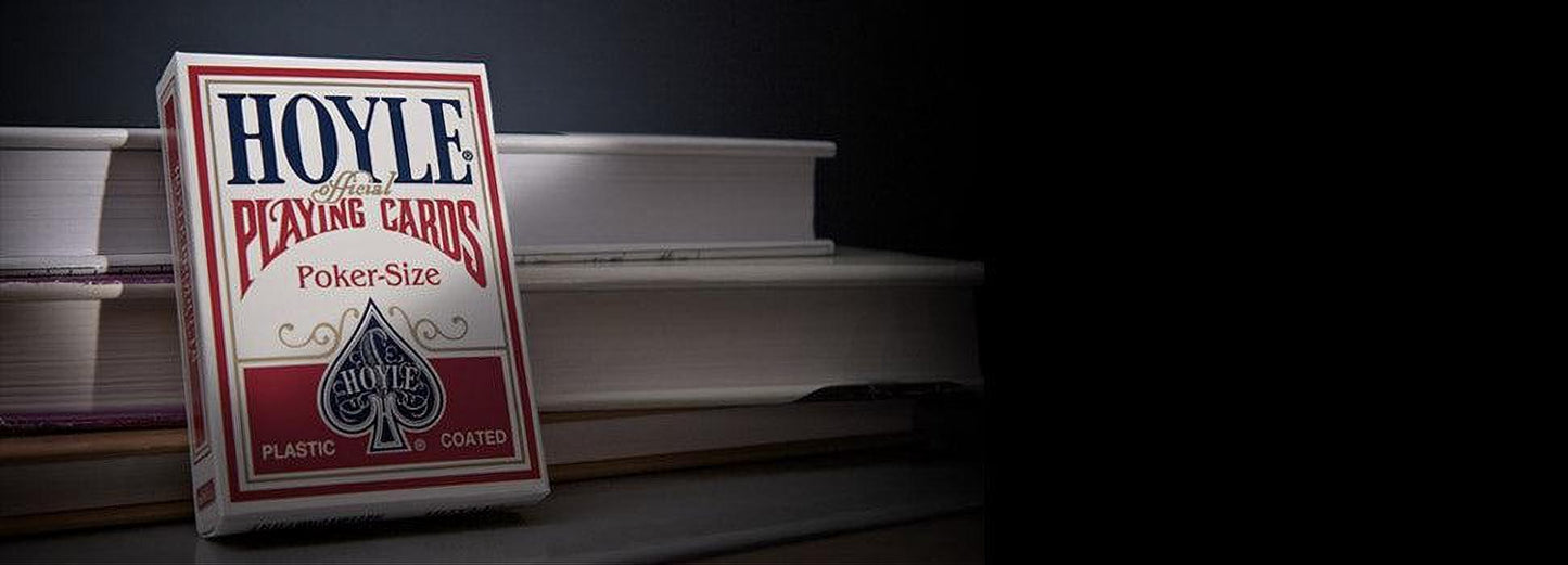 Hoyle® Playing Cards – Shell Back Design - Red & Blue Poker Cards