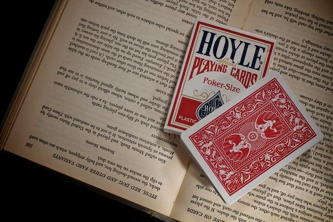 Hoyle® Playing Cards – Shell Back Design - Red & Blue Poker Cards