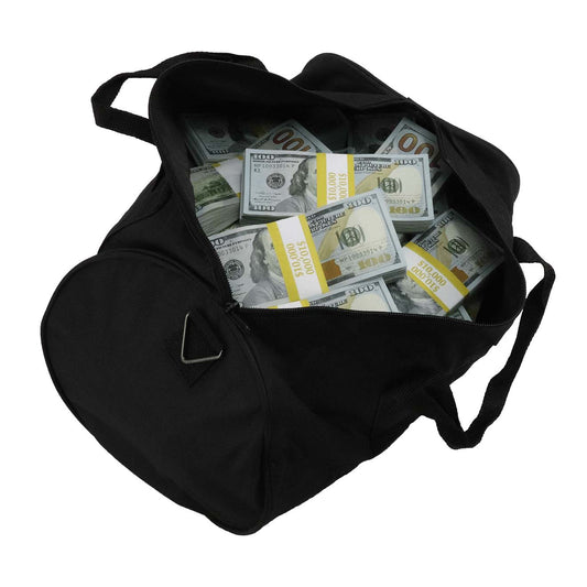 $500,000 RealAged® Full Print New Series Stacks & Duffel Bag