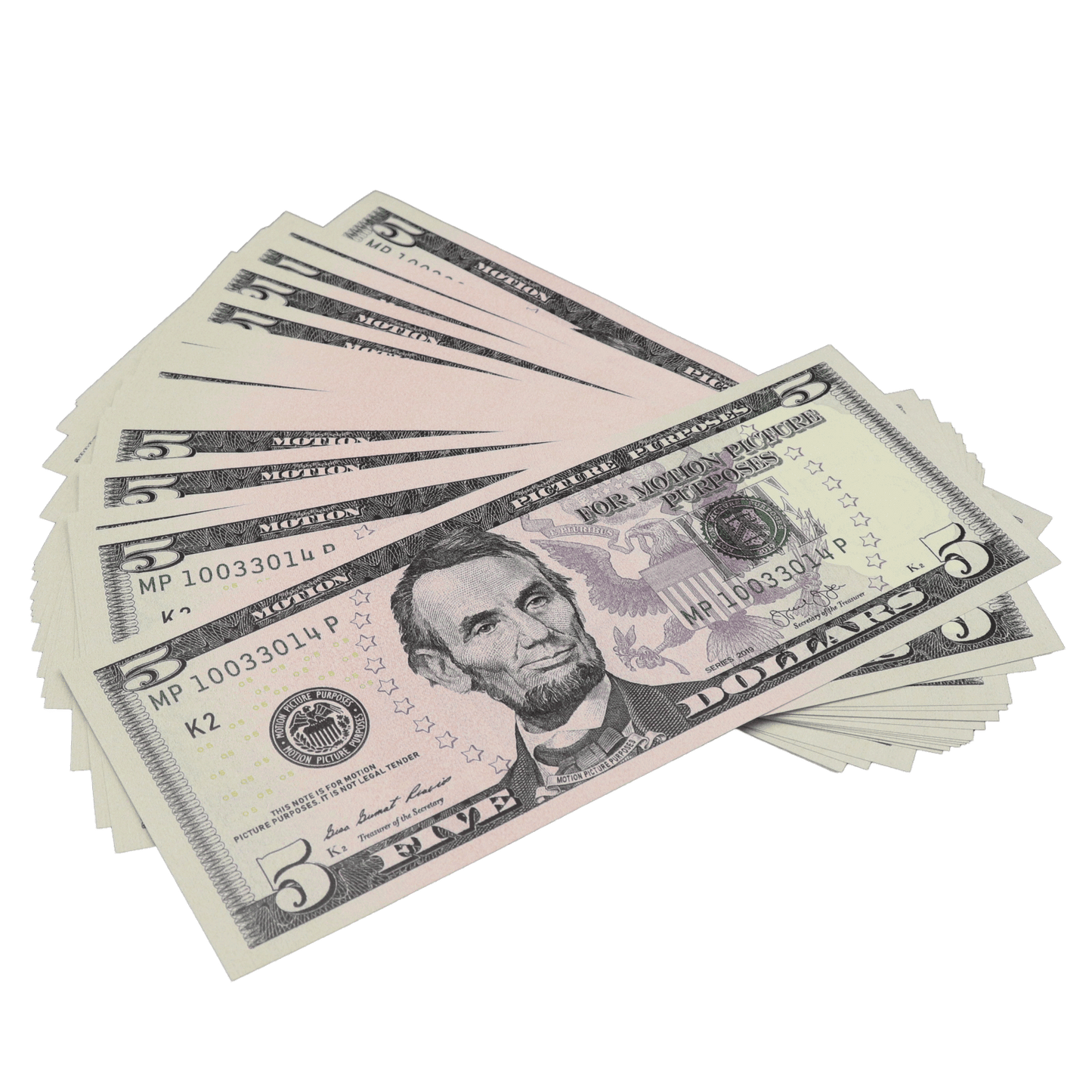 All Denomination Full Print New Series Mixed Bills Stack