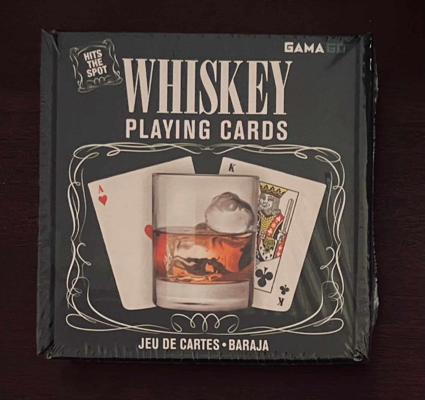 Whiskey Shaped Poker Playing Cards