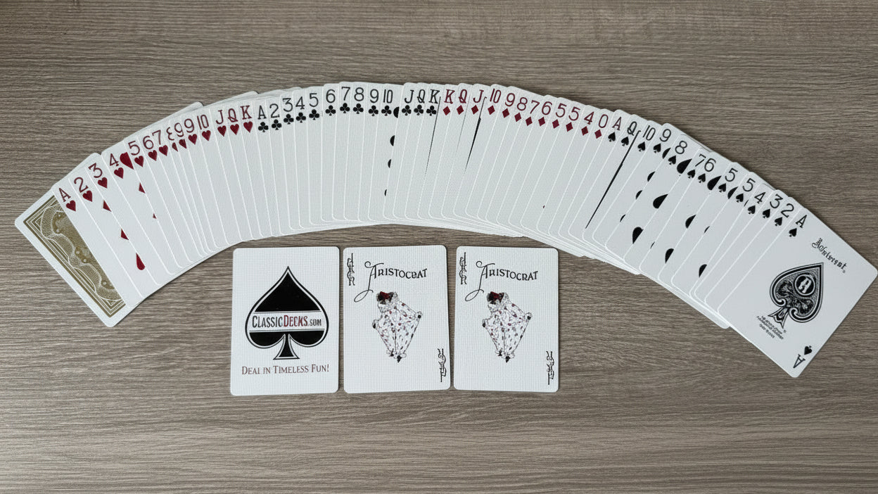 Aristocrat 727 Gold 110th Anniversary Playing Cards