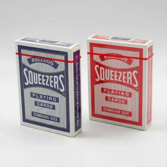Bulldog Squeezers Playing Cards – Standard Index (Red/Blue Bulldog Back)