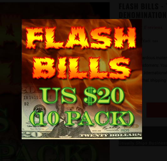 Flash Bill Ten Pack ($20)