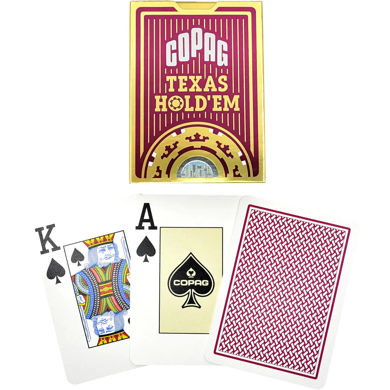 Copag Texas Hold’em Plastic Single Decks - Jumbo Index