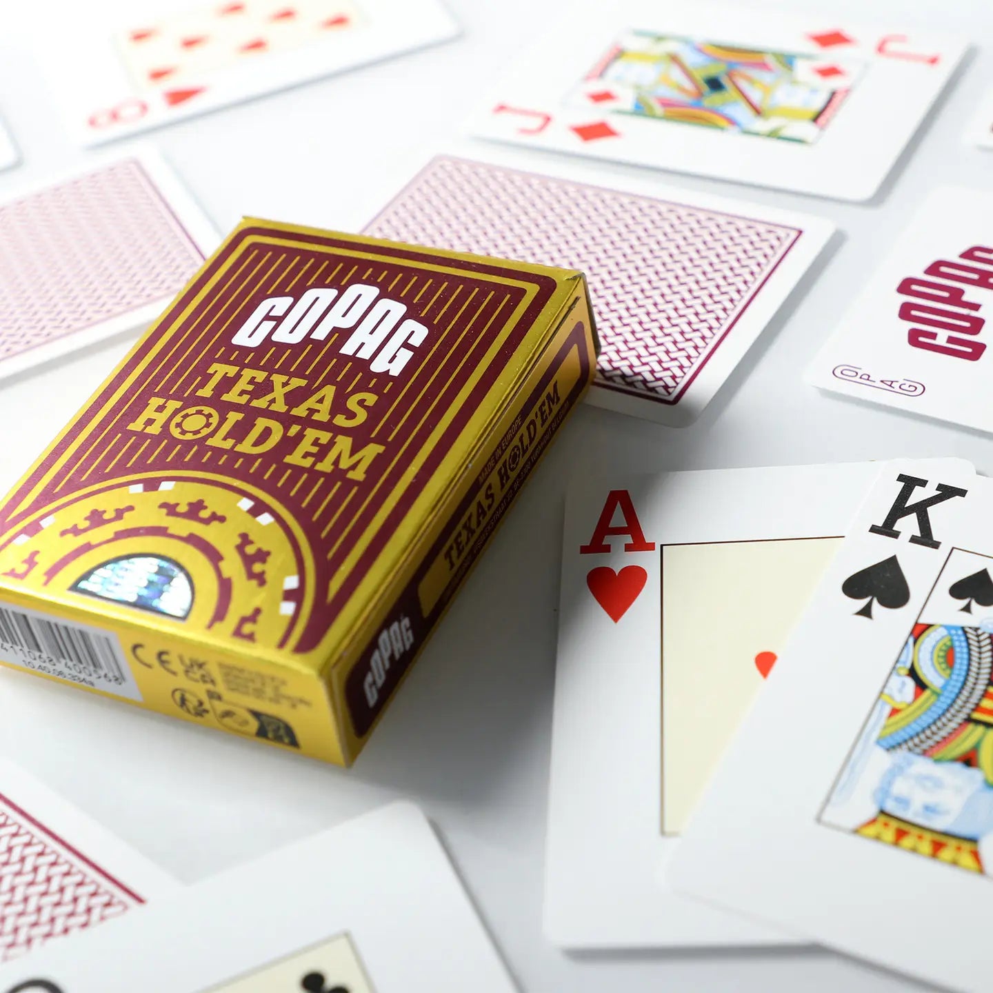 Copag Texas Hold’em Plastic Single Decks - Jumbo Index