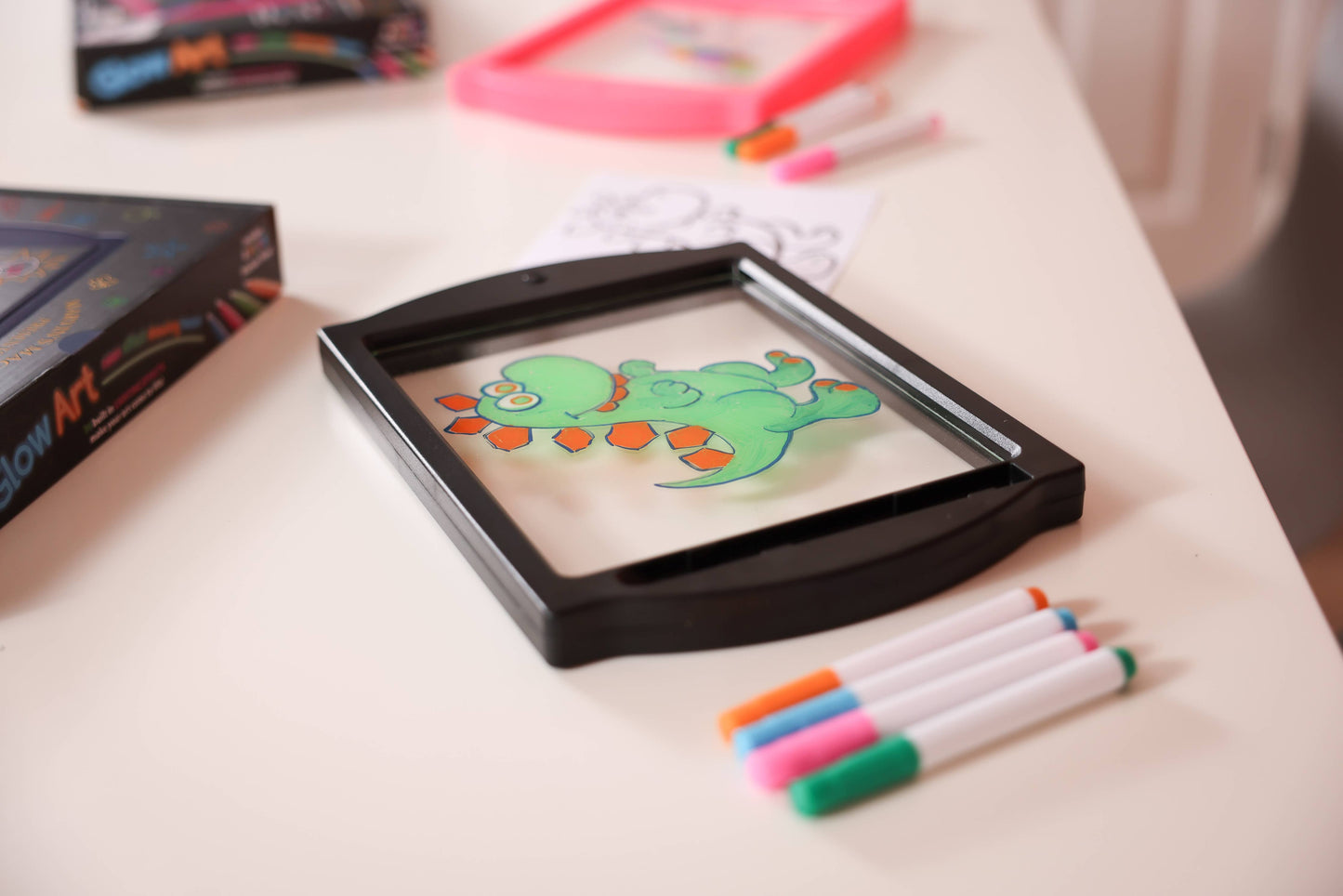 Glow Art Magic Drawing Board by Marvin’s Magic - Black